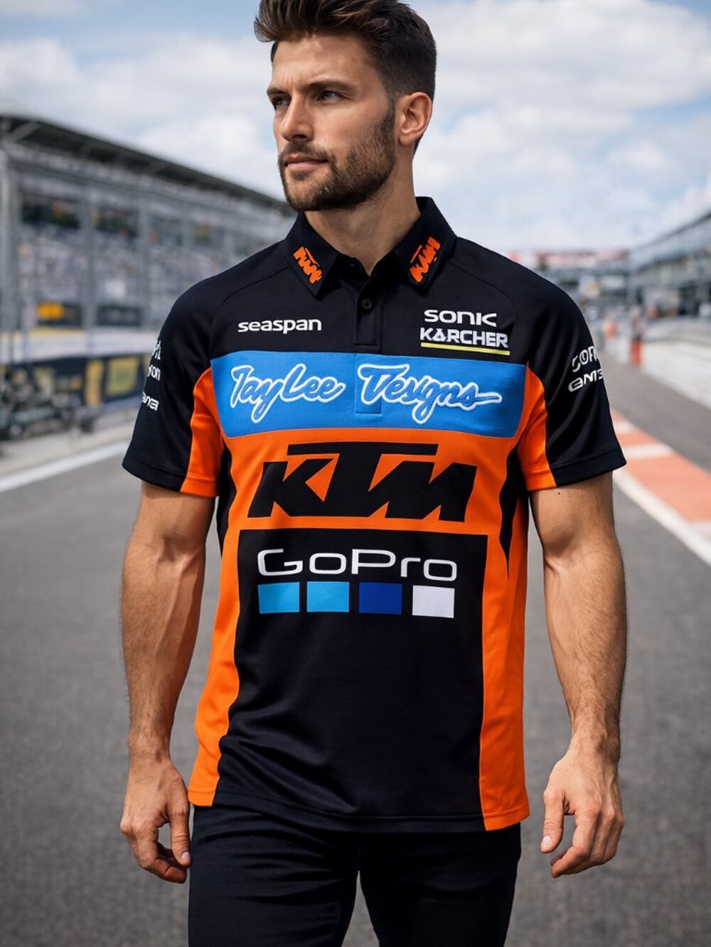 Racing Team Shirt 2XL with KTM GoPro Graphics – Motorsports Performance Wear